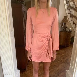 do+be pink long sleeve dress